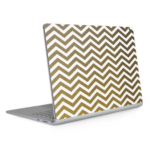 Gold Chevron Surface Book 2 13.5in Skin